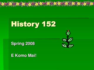 History 152