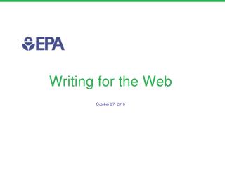 Writing for the Web