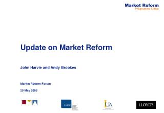 Update on Market Reform
