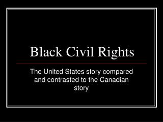 Black Civil Rights