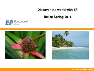 Discover the world with EF Belize Spring 2011