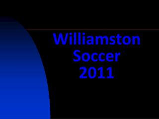 Williamston Soccer 2011