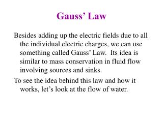Gauss’ Law