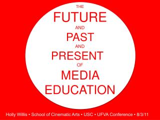 The Future and past and Present Of Media Education