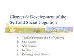 Chapter 6: Development of the Self and Social Cognition