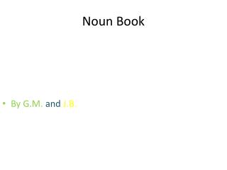 Noun Book
