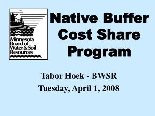 Native Buffer Cost Share Program