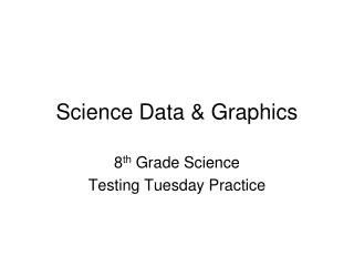 Science Data &amp; Graphics