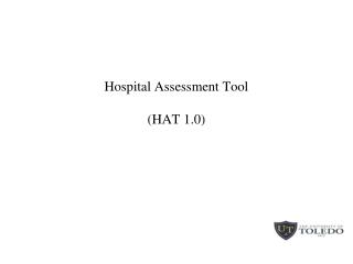 Hospital Assessment Tool (HAT 1.0)