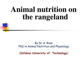 phd in australia in animal nutrition