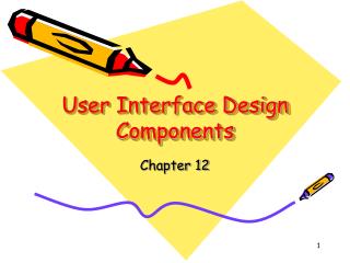 User Interface Design Components
