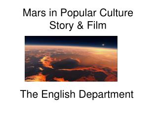 Mars in Popular Culture Story & Film