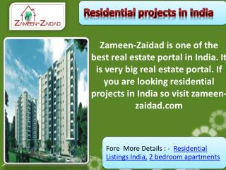 Residential projects in India