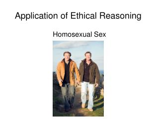 Application of Ethical Reasoning