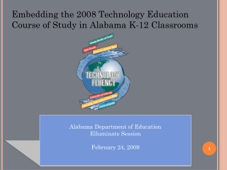 Alabama Department of Education Elluminate Session February 24, 2009