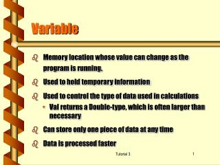 Variable