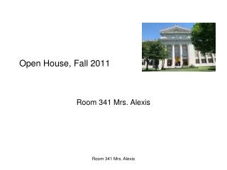 Open House, Fall 2011