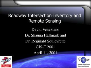 Roadway Intersection Inventory and Remote Sensing