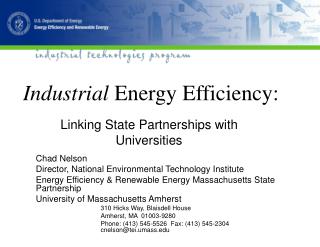 Industrial Energy Efficiency: