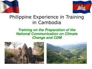Philippine Experience in Training in Cambodia