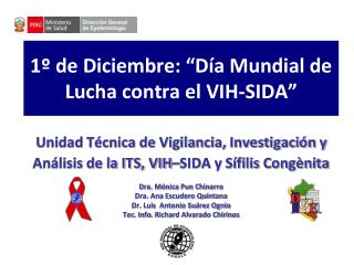 1º de Diciembre: “Día Mundial de Lucha contra el VIH-SIDA”