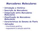 Marcadores Moleculares