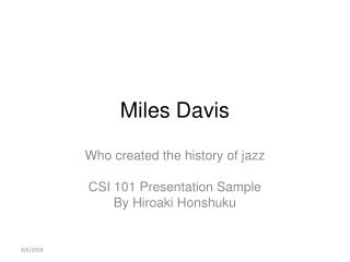 Miles Davis