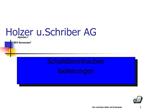 Holzer u.Schriber AG