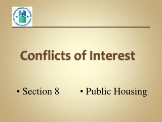 Conflicts of Interest