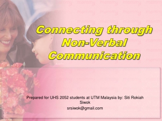 Connecting through Non-Verbal Communication