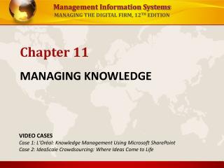 managing knowledge presentation ppt powerpoint