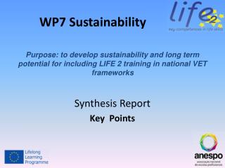 WP7 Sustainability