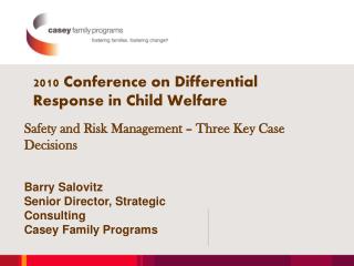 2010 Conference on Differential Response in Child Welfare