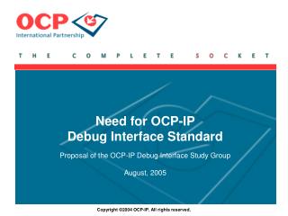 Standard versions ocp 1 PowerPoint (PPT) Presentations, Standard ...