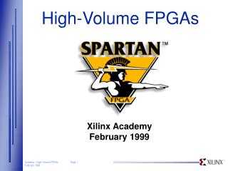 High-Volume FPGAs