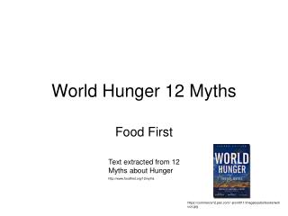 World Hunger 12 Myths