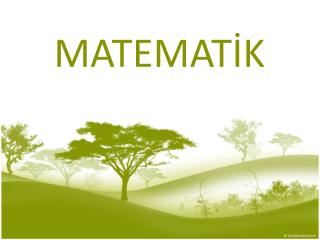 PPT - MATEMATİK PowerPoint Presentation, Free Download - ID:3789991