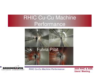 RHIC Cu-Cu Machine Performance