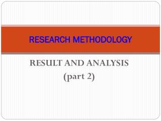 RESEARCH METHODOLOGY