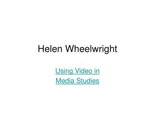 Helen Wheelwright