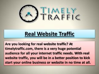 Real Website Traffic
