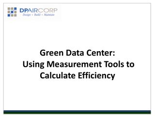 Green Data Center - DP Air