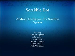 Scrabble Bot