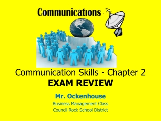 Communication Skills - Chapter 2 EXAM REVIEW