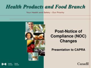 Post-Notice Of Compliance Changes