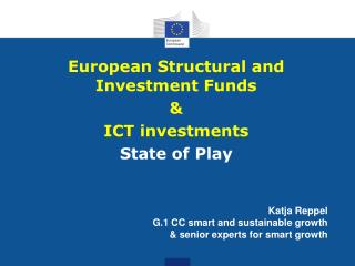 European Structural and Investment Funds & ICT investments State of Play