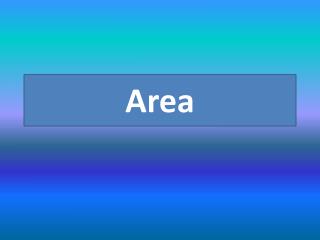 Area