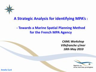 A Strategic Analysis for identifying MPA’s :