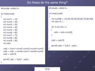 PPT - #include int main(void) { int num1 = 10; int num2 = 20; int num3 ...