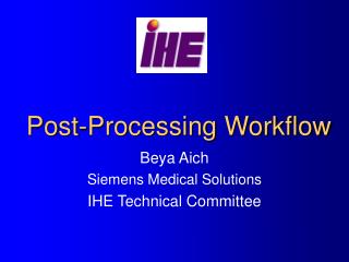 Post-Processing Workflow